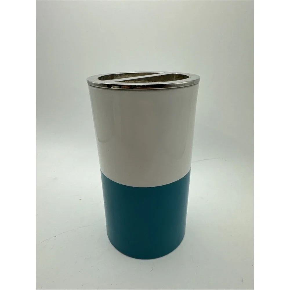 Kate Spade New York Green/teal White Toothbrush Holder - Very Clean
